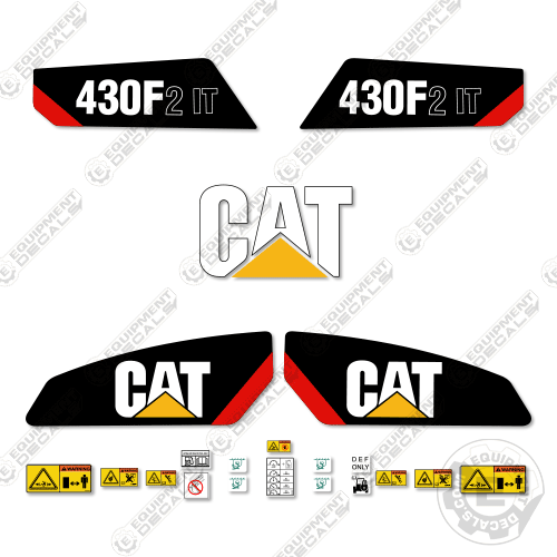 Fits Caterpillar 430F2 IT Backhoe Loader Decal Kit 430, 430f, 430f 2, 430f2, decal kit