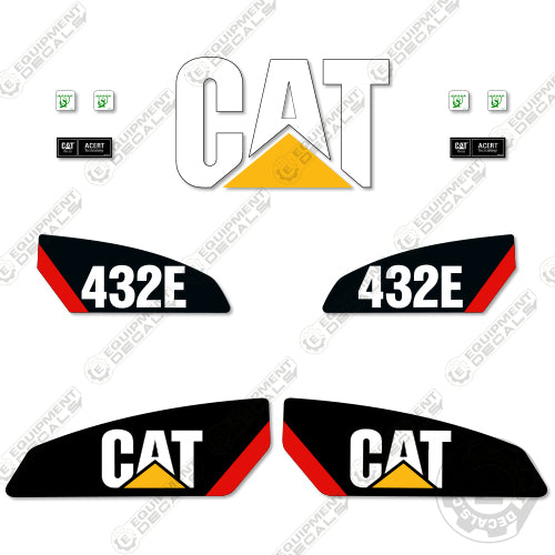 Fits Caterpillar 432E Decal Kit Backhoe 432, 432 e, 432e, decal kit