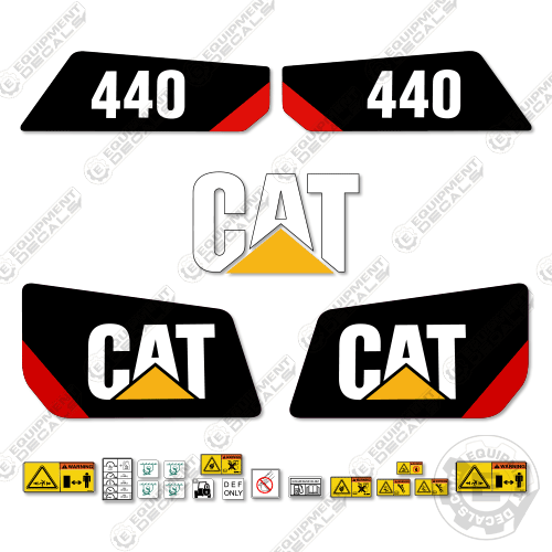 Fits Caterpillar 440 Backhoe Loader Decal Kit decal kit, excavator