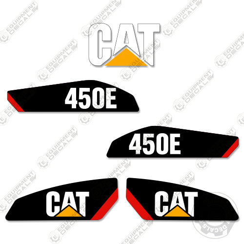 Fits Caterpillar 450E Decal Kit Backhoe Loader 450, 450-e, 450e, decal kit