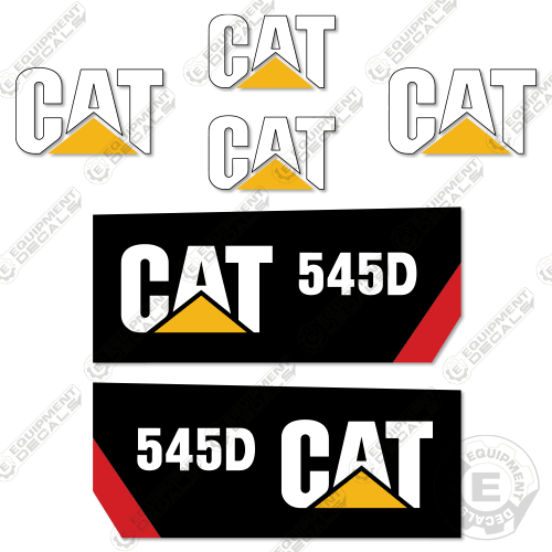 Fits Caterpillar 545D Decal Kit Skidder 545, 545d, decal kit