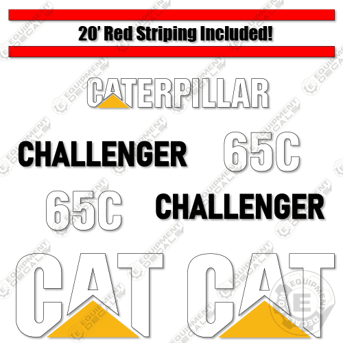 Fits Caterpillar 65C Challenger Tractor Decal Kit 65, 65c, decal kit