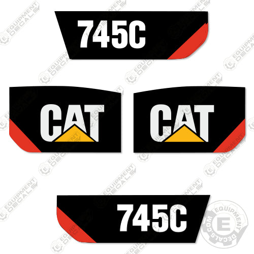 Fits Caterpillar 745C Articulated Dump Truck Decal Kit decal kit