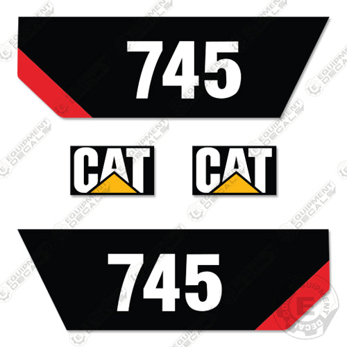 Fits Caterpillar 745 Articulated Dump Truck Decal Kit 2017 decal kit