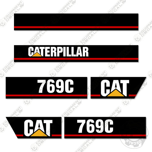 Fits Caterpillar 769C Decal Kit Dump Truck 769, 769C, decal kit