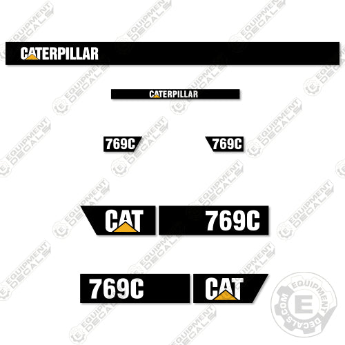 Fits Caterpillar 769C Decal Kit Dump Truck (Custom Kit!) 769, 769C, decal kit