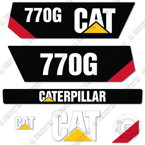 Fits Caterpillar 770G Decal Kit Off-Highway Truck 770g, decal kit