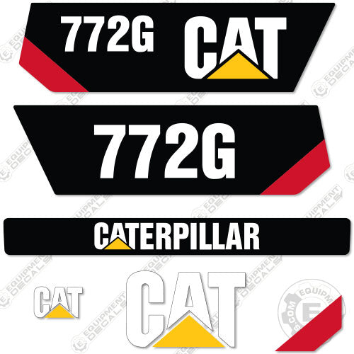 Fits Caterpillar 772G Decal Kit Off-Highway Truck 772g, decal kit