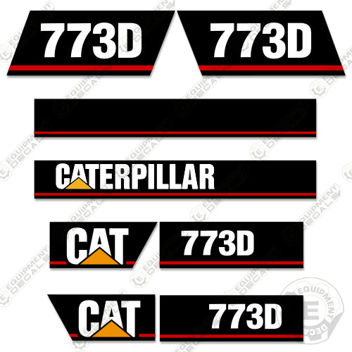 Fits Caterpillar 773D Decal Kit Rock Truck 773, 773-d, 773d, decal kit