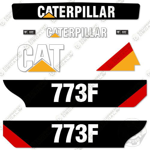 Fits Caterpillar 773F Decal Kit Rock Truck 773, 773f, decal kit