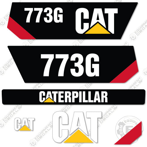 Fits Caterpillar 773G Decal Kit Off-Highway Truck 773g, decal kit