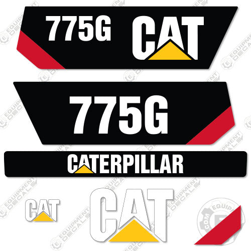 Fits Caterpillar 775G Decal Kit Off-Highway Truck 775g, decal kit