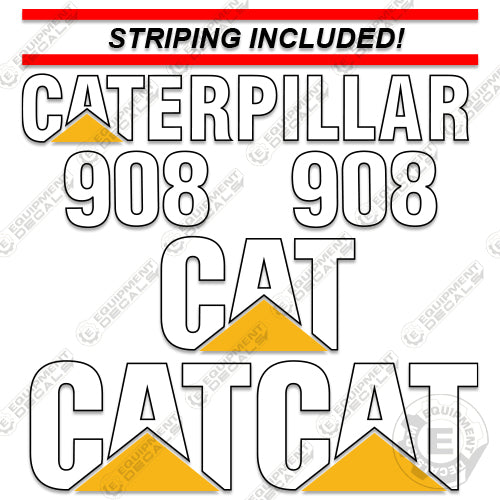 Fits Caterpillar 908 Decal Kit Wheel Loader decal kit