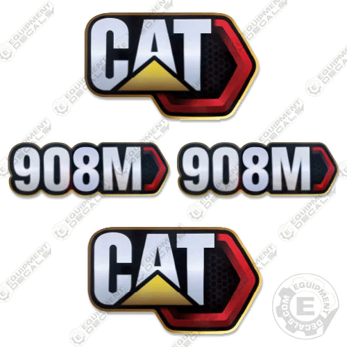 Fits Caterpillar 908M Decal Kit Wheel Loader 908, 908m, decal kit