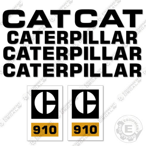 Fits Caterpillar 910 Loader Decal Kit Wheel Loader decal kit