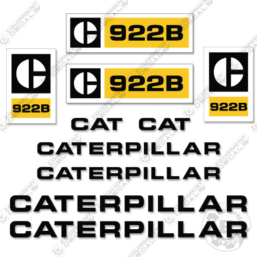 Fits Caterpillar 922B Decal Kit Wheel Loader 922, 922b, decal kit