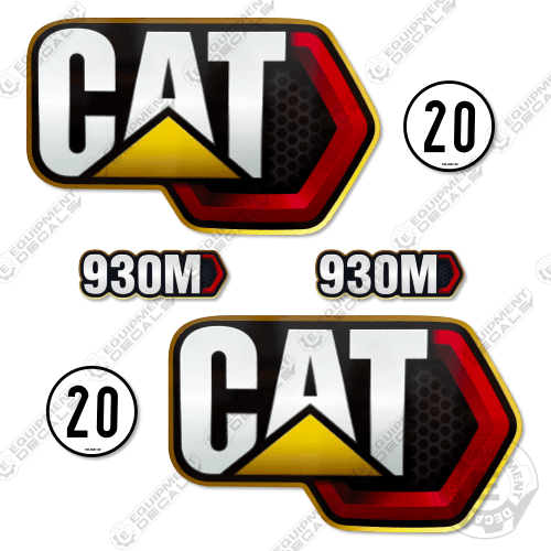 Fits Caterpillar 930M Decal Kit Wheel Loader Next Gen 930, 930m, decal kit