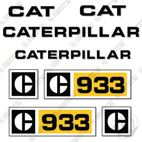 Fits Caterpillar 933 Decal Kit Dozer decal kit