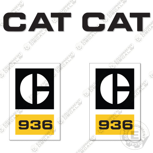 Fits Caterpillar 936 Decal Kit Wheel Loader 936, decal kit