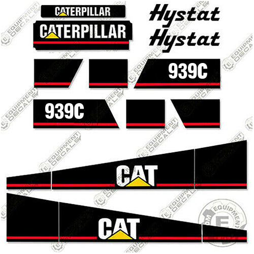 Fits Caterpillar 939C Dozer Decal Kit 939, decal kit