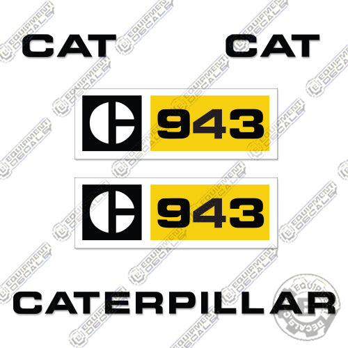 Fits Caterpillar 943 Decal Kit Track Loader decal kit