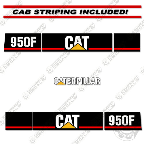 Fits Caterpillar 950F Wheel Loader Decal Kit 950, 950-f, 950f, decal kit