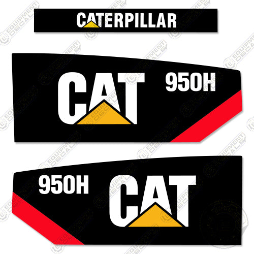 Fits Caterpillar 950H Decal Kit Wheel Loader 950, 950-h, decal kit