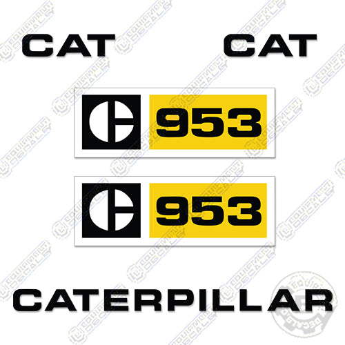 Fits Caterpillar 953 Decal Kit Track Loader decal kit