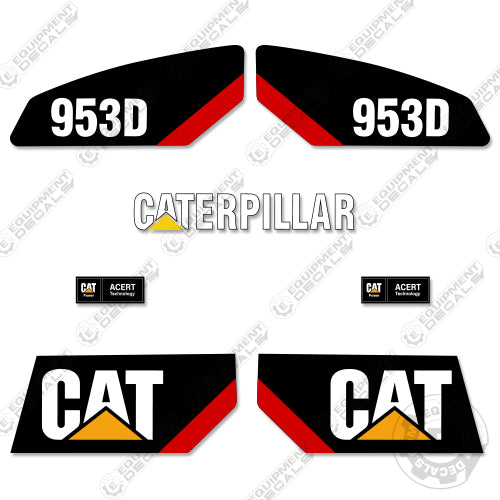 Fits Caterpillar 953D Decal Kit Track Loader 953, 953-d, 953d, bulldozer, crawler, crawler loader, track loader