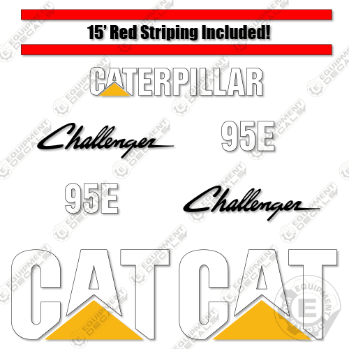 Fits Caterpillar 95E Challenger Tractor Decal Kit 95, 95e, decal kit, dup-review-publication