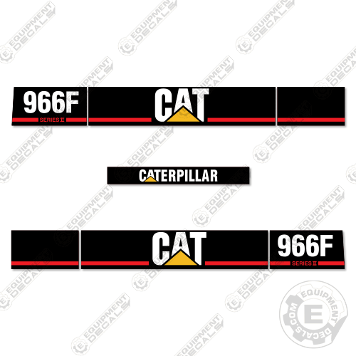 Fits Caterpillar 966F Series II Decal Kit Wheel Loader 966f, decal kit