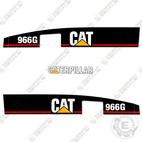 Fits Caterpillar 966G Decal Kit Wheel Loader 966, 966g, decal kit