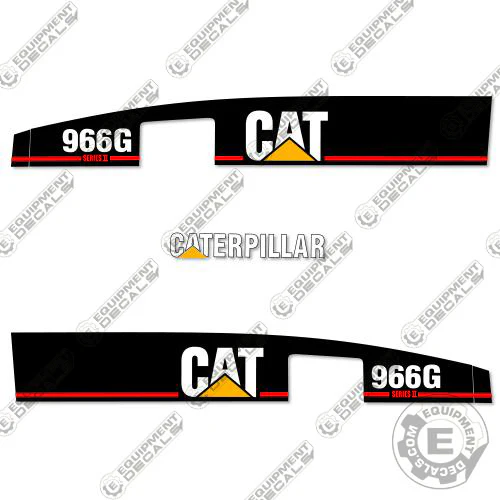 Fits Caterpillar 966G Decal Kit Wheel Loader - Series 2 966, 966-2, 966g, decal kit