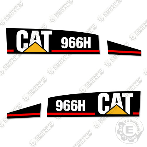 Fits Caterpillar 966H Decal Kit Wheel Loader 966, 966h, decal kit