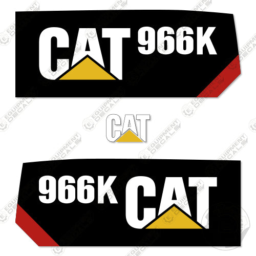 Fits Caterpillar 966K Wheel Loader Decal Kit decal kit