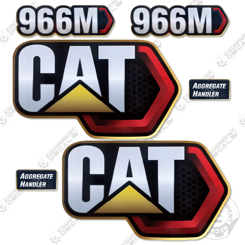 Fits Caterpillar 966M Wheel Loader Decal Kit 966, 966m, decal kit