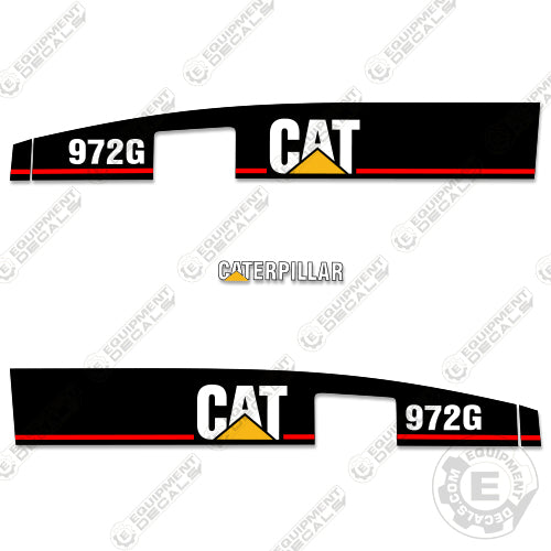 Fits Caterpillar 972G Decal Kit Wheel Loader (Series I) 972, 972-g, 972g, decal kit