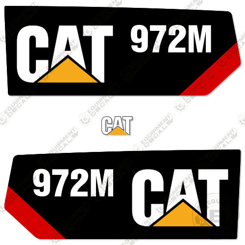 Fits Caterpillar 972M Wheel Loader Decal Kit (52" Sides) 972, 972 m, 972m, decal kit