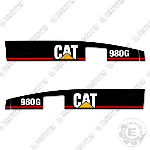 Fits Caterpillar 980G Decal Kit Wheel Loader (Series I) 980, 980-g, 980g, decal kit