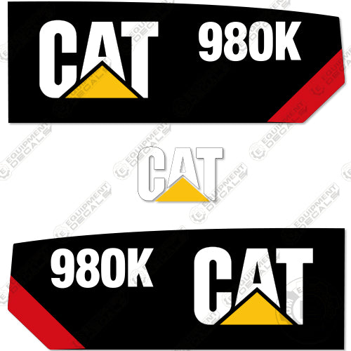 Fits Caterpillar 980K Decal Kit Wheel Loader 980, decal kit