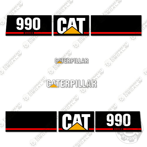 Fits Caterpillar 990 Decal Kit Wheel Loader (Series 2) 990, decal kit, series-2, series2