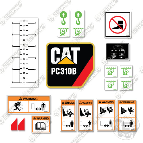 Fits Caterpillar PC310B Decal Kit Cold Planar decal kit