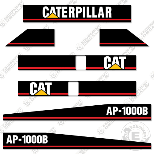 Fits Caterpillar AP 1000 B Asphalt Paver Decals decal kit