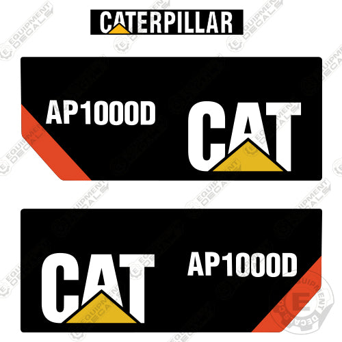 Fits Caterpillar AP 1000 D Asphalt Paver Decals decal kit