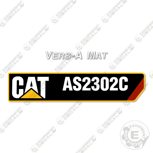 Fits Caterpillar AS2302C Decal Kit Screed decal kit