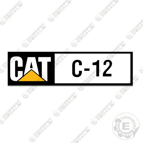 Fits Caterpillar C12 Diesel Engine Decal 12, c, decal kit