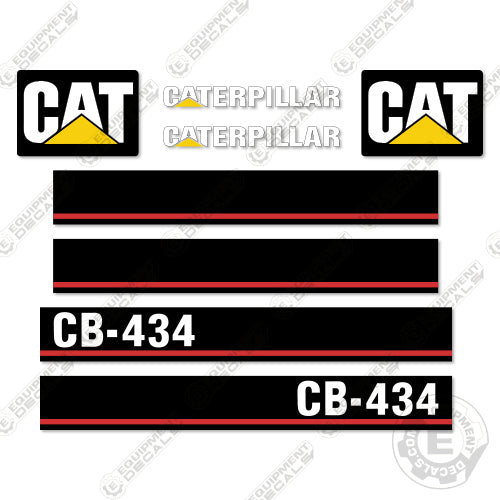 Fits Caterpillar CB434 Asphalt Compactor Decal Kit decal kit