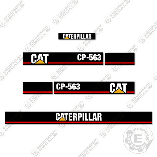 Fits Caterpillar CP-563 Decal Kit Roller 563, cp-563, cp563, decal kit