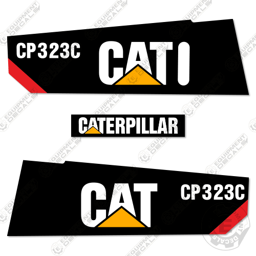 Fits Caterpillar CP323C Decal Kit Roller (2008-2009) 323, 323c, cp323, cp323c, decal kit