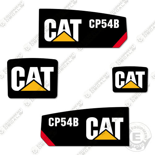 Fits Caterpillar CP54B Decal Kit Vibratory Soil Compactor 54, 54b, cp54, cp54b, decal kit